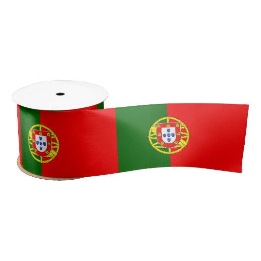 Ruban En Satin Drapeau portugais (Portugal) (Bobine)
