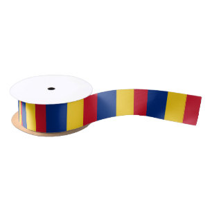 Ruban En Satin Drapeau roumain