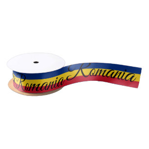 Ruban En Satin Drapeau roumain & Voyage Roumanie, vacances / spor
