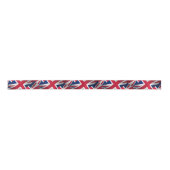 RUBAN EN SATIN DRAPEAU ROYAL ANGLETERRE (Devant)