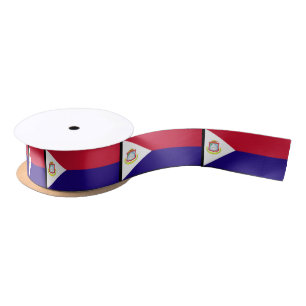 Ruban En Satin Drapeau Saint-Maarten