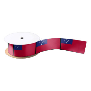 Ruban En Satin Drapeau Samoa