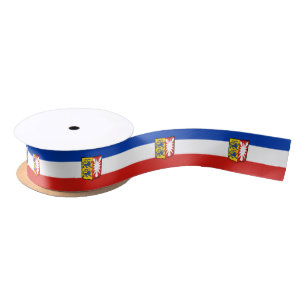 Ruban En Satin Drapeau Schleswig-Holstein