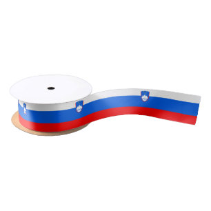 Ruban En Satin Drapeau Slovénie