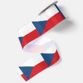 Ruban En Satin Drapeau tchèque (Dos)