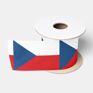 Ruban En Satin Drapeau tchèque