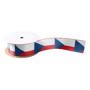 Ruban En Satin Drapeau tchèque