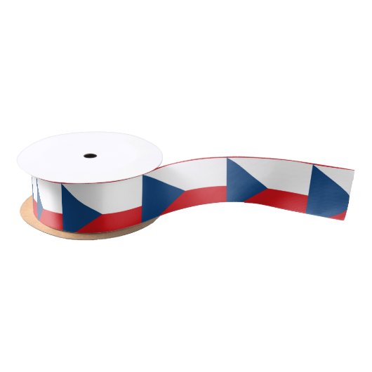 Ruban En Satin Drapeau tchèque (Bobine)