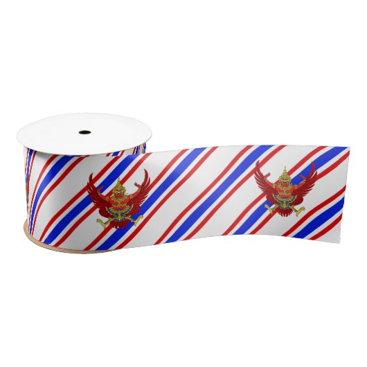 Ruban En Satin Drapeau thaï (Bobine)