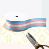 Ruban En Satin Drapeau transgenre et communauté de la fierté /dra