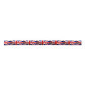 Ruban En Satin Drapeau Union Jack de l'ombre (Devant)