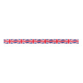 Ruban En Satin Drapeau Union Jack du Royaume-Uni (Devant)