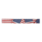 Ruban En Satin Drapeaux américains (Devant)