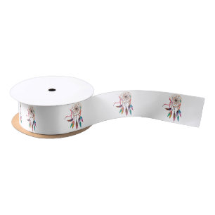 Ruban En Satin Dreamcatcher de Bohème en peinture vibrante