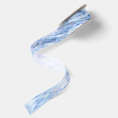 Ruban En Satin Eau bleue flottante (Dos)