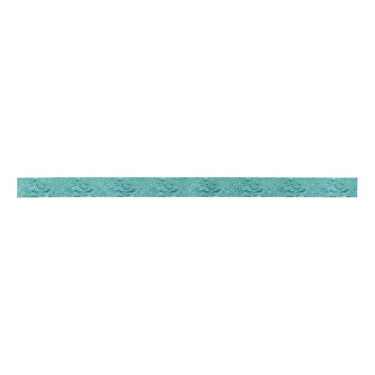 Ruban En Satin Eau bleue ondulée Satin Ribbon Spool (Devant)