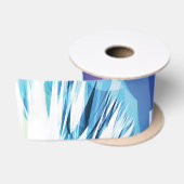 RUBAN EN SATIN EAU SPLASH (Bobine)