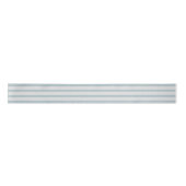 Ruban En Satin Eggshell Dusty Blue Stripes (Devant)