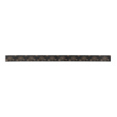 Ruban En Satin Elegant Black and Gold Star pattern (Devant)