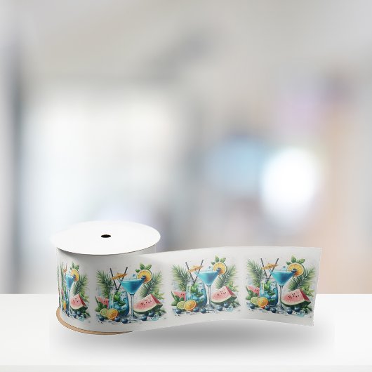 Ruban En Satin Elégant Blueberry Brunch 30e anniversaire Fête