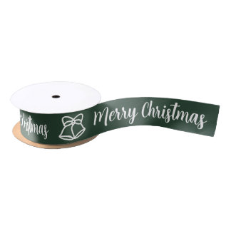 Ruban En Satin Elegant "Merry Christmas"