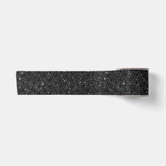 Ruban En Satin Élégant noir avec Parties scintillant look Triangl