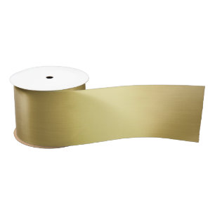 Ruban En Satin Élégant Ombre Shine Gold Foil élégant
