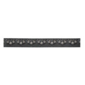 Ruban En Satin Élégant or noir baubles luxe Noël (Devant)