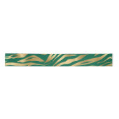 Ruban En Satin Emerald et Gold Safari Series Design 2 (Devant)