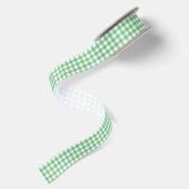 Ruban En Satin En vichy classique Vert été (Dos)