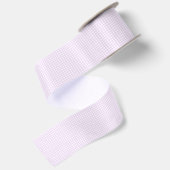 Ruban En Satin En vichy violet F & L (Dos)