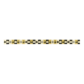 Ruban En Satin Ensemble d'oeufs en jaune - Designer Satin Ribbon