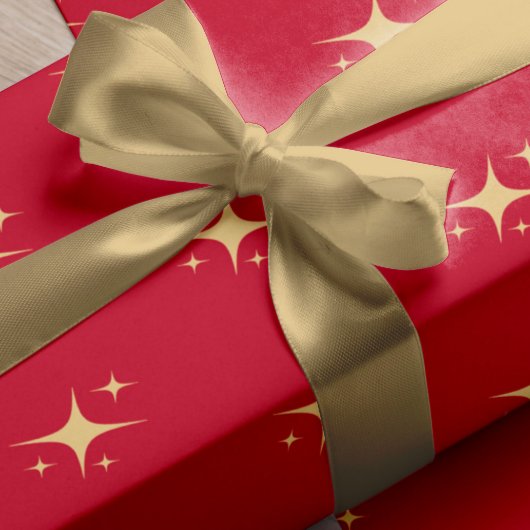 Ruban En Satin Enveloppe cadeau de Noël en faux or simple