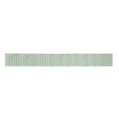 Ruban En Satin Enveloppement Cadeau de Noël avec Zigzag Vert Sage (Devant)