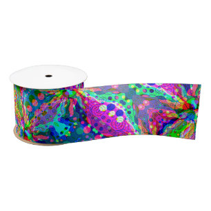 Ruban En Satin Esquisse Imaginaire Art - Neon Abstrait Maj 1