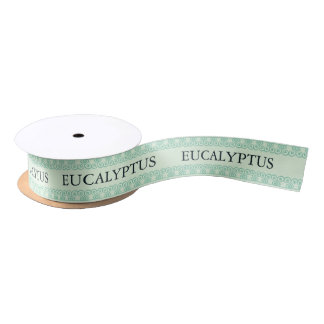 Ruban En Satin Éucalyptus à tamper-Proof