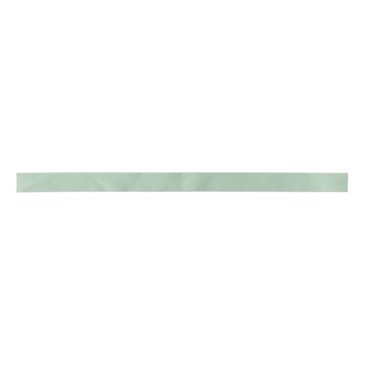 Ruban En Satin Eucalyptus vert clair couleur solide (Devant)