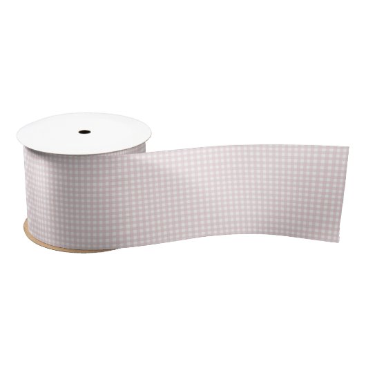 Ruban En Satin F & L Tan En vichy (Bobine)