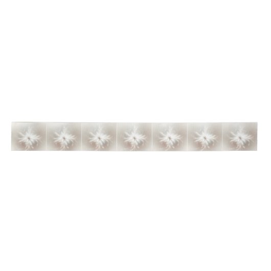 Ruban En Satin Fancy Fractal Snowflakes (Devant)
