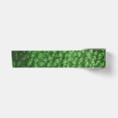 Ruban En Satin Faux Cuir Chaud Forêt Vert Design (Devant)