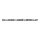 Ruban En Satin Faux Parties scintillant en argent Texture Look &  (Devant)
