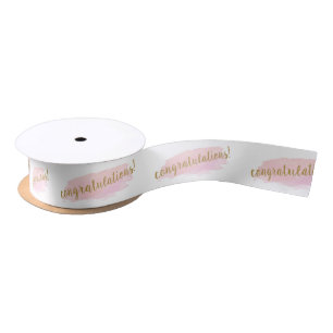 Ruban En Satin Félicitations Fiançailles Mariage Ruban