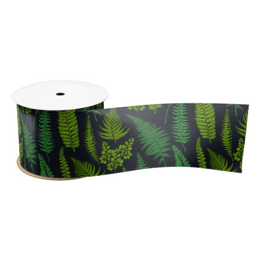 Ruban En Satin Ferns (Bobine)