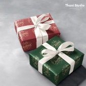 Ruban En Satin Festif moderne Elegant Soft White Holiday