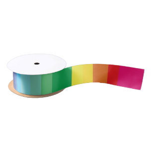 Ruban En Satin Fête d'anniversaire Rainbow