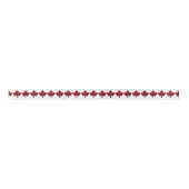 Ruban En Satin Feuille d'érable rouge (Devant)