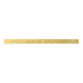Ruban En Satin Feuille d'or élégante imprimée (Devant)