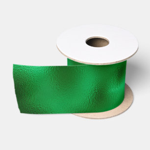Ruban En Satin Feuille Verte