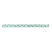 Ruban En Satin Feuilles vert botanique Motif sans couture (Devant)