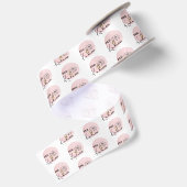 Ruban En Satin Fille rose Étaler (Dos)